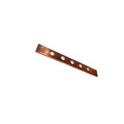Copper earth bar - 5 hole to suit PT205L earth rod pit